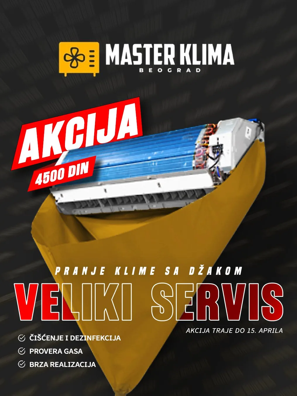 Dizajn objava za Instagram – Master Klima